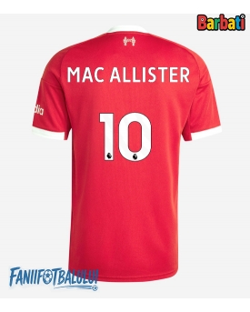 Liverpool Alexis Mac Allister #10 Tricou Fotbal Replică 2025-26 Barbati Acasa